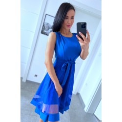 Královsky modré šaty Fragy 